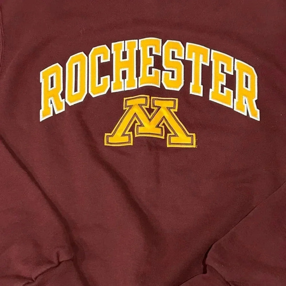 Vintage Champion Minnesota Golden Gophers Crewneck Sweater Maroon Mens Medium - Picture 2 of 6